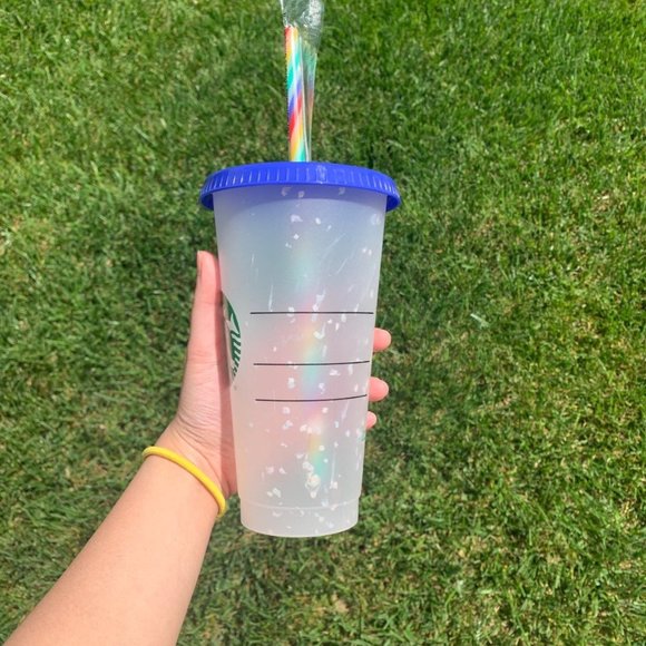 Starbucks confetti color changing cup! NWT - Picture 3 of 4